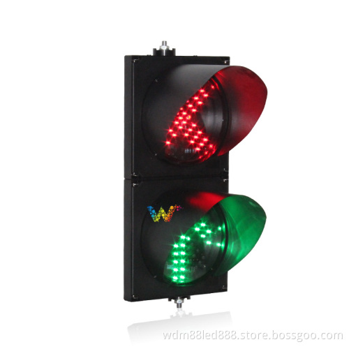 parking lots green arrow led traffic light 200mm